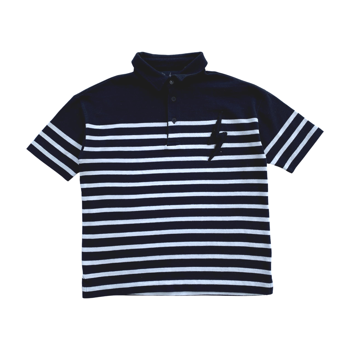 IKKS - POLO - NOIR, BEIGE - 6 ANS