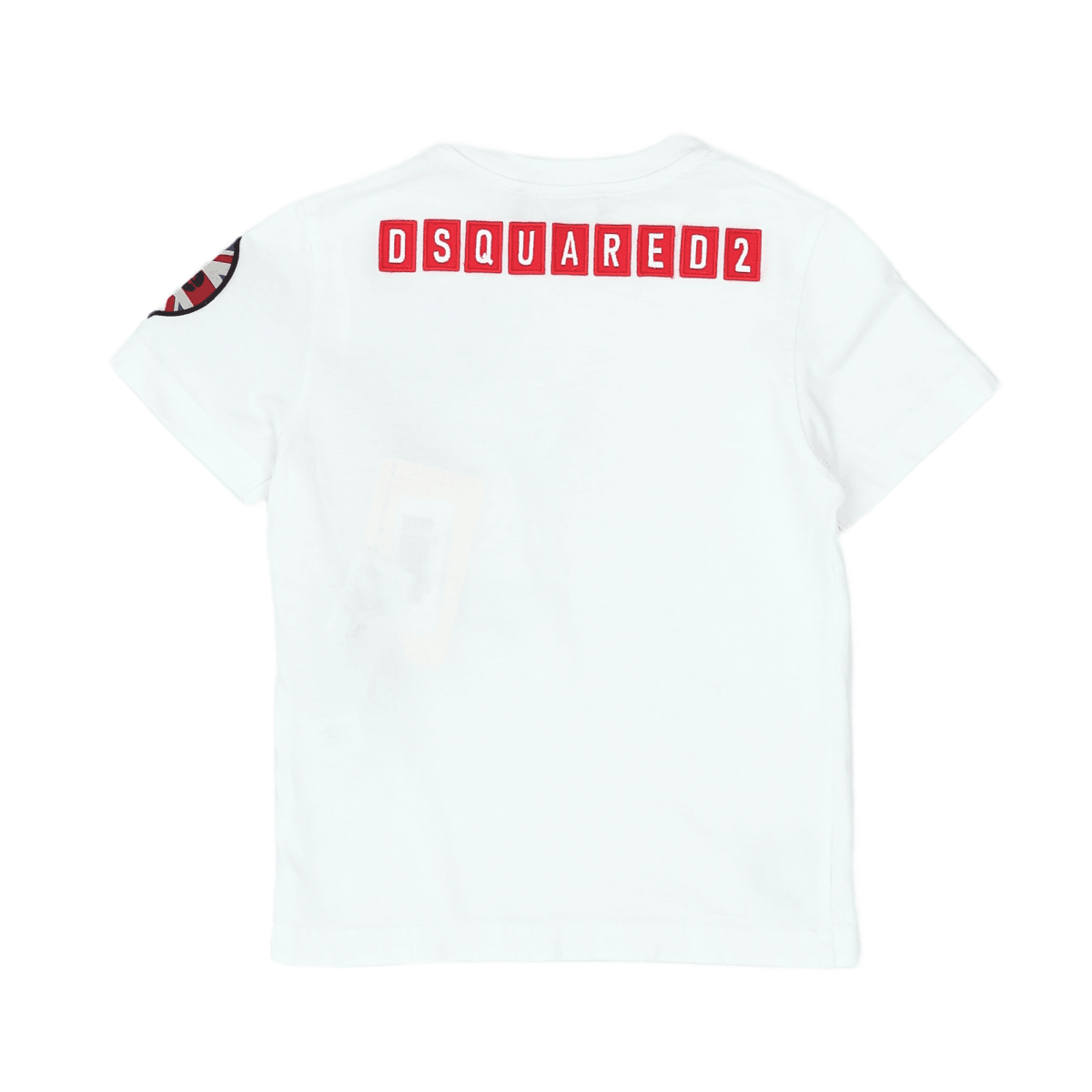 DSQUARED2 - T-SHIRT - BLANC - 4 ANS