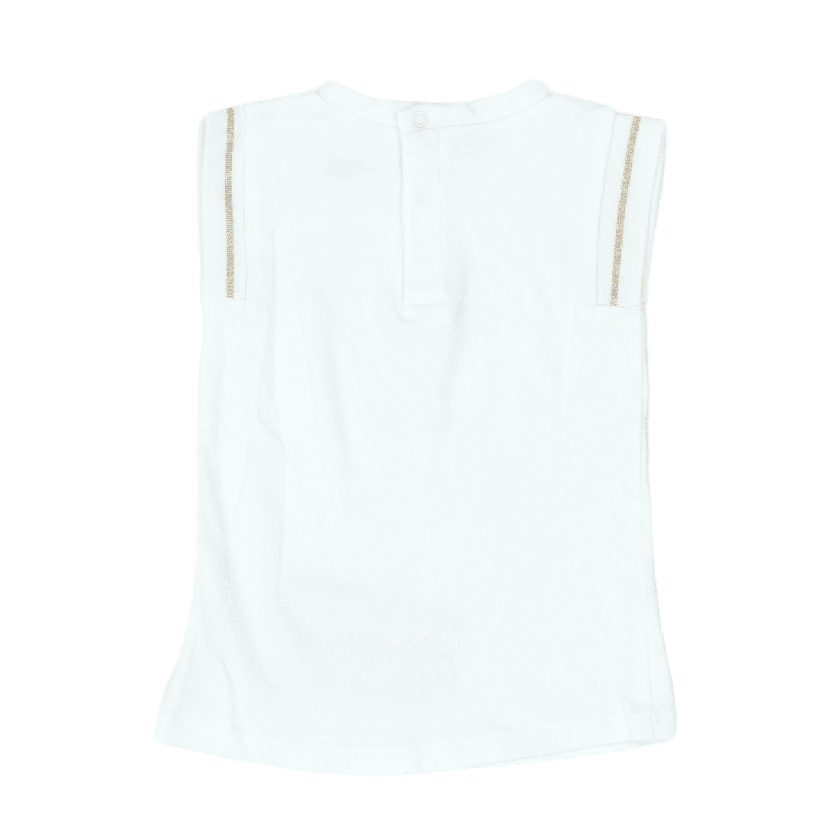 KARL LAGERFELD - T-SHIRT - BLANC, OR - 6 MOIS