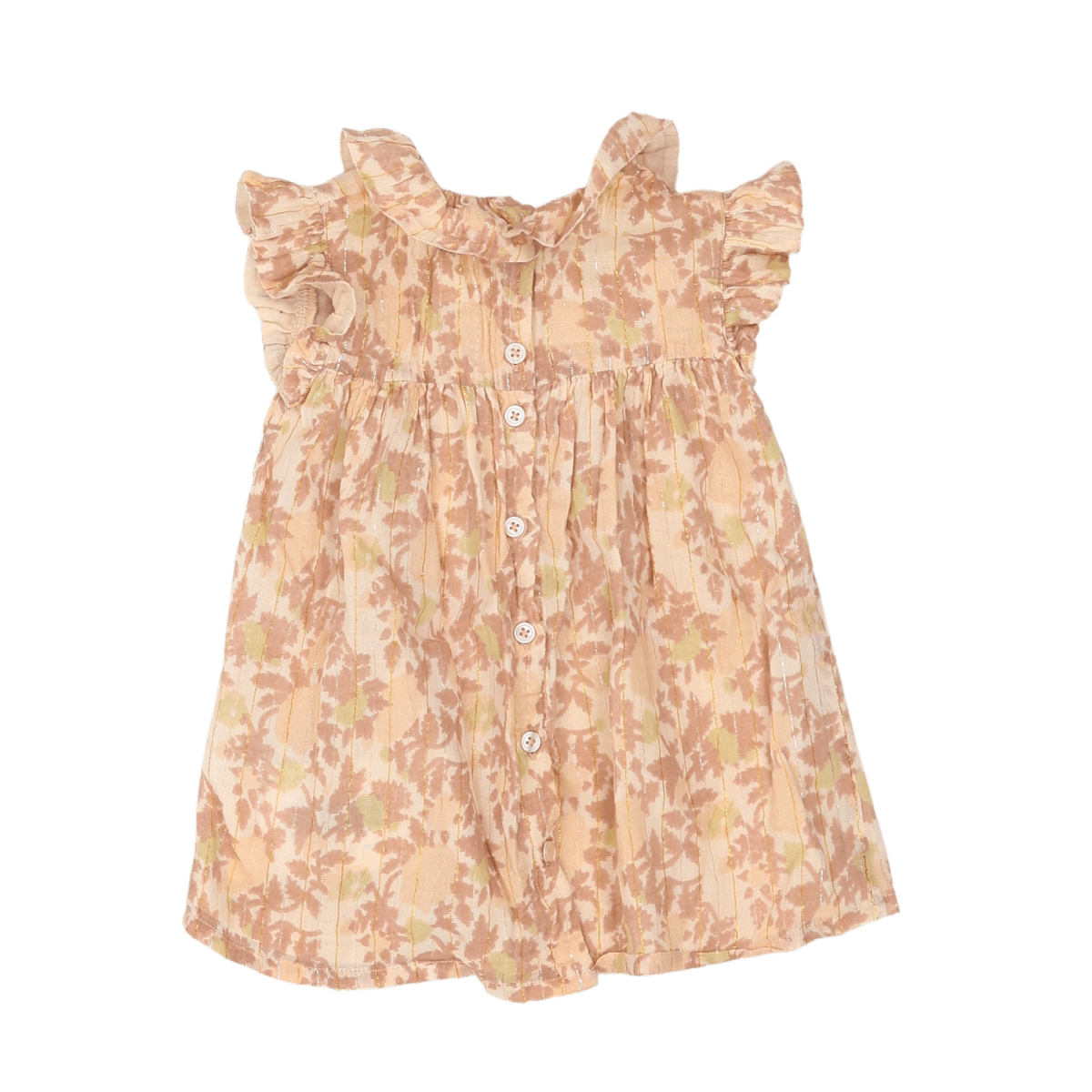 LOUIS LOUISE - ROBE - ROSE, BEIGE - 12 MOIS