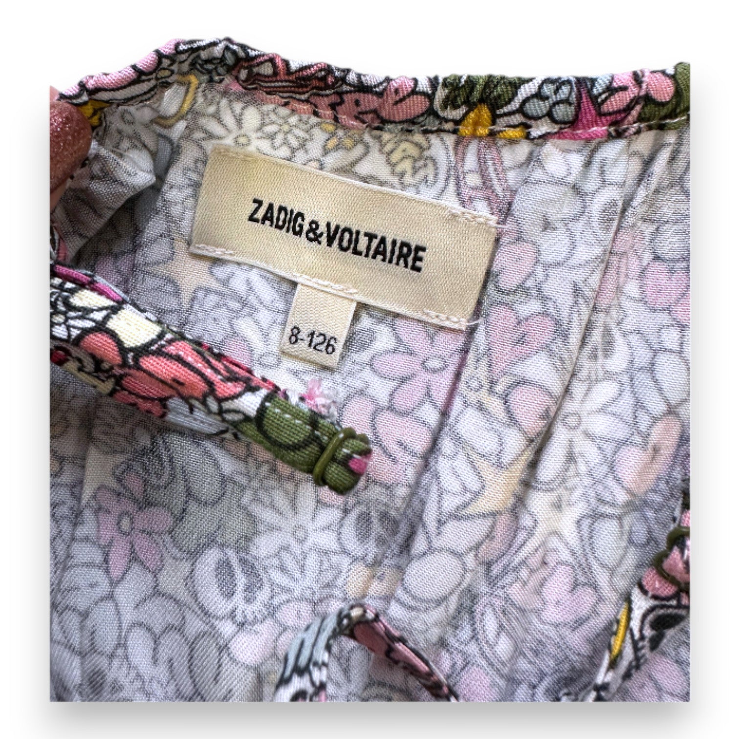 ZADIG &amp; VOLTAIRE – MEHRFARBIGER JUMPSUIT, GRÜN – 8 JAHRE