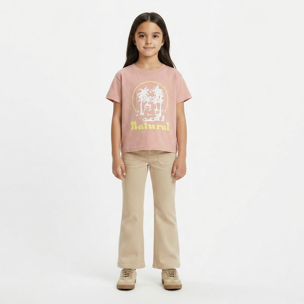 BELLEROSE - T-SHIRT - ROSE - 6 ANS