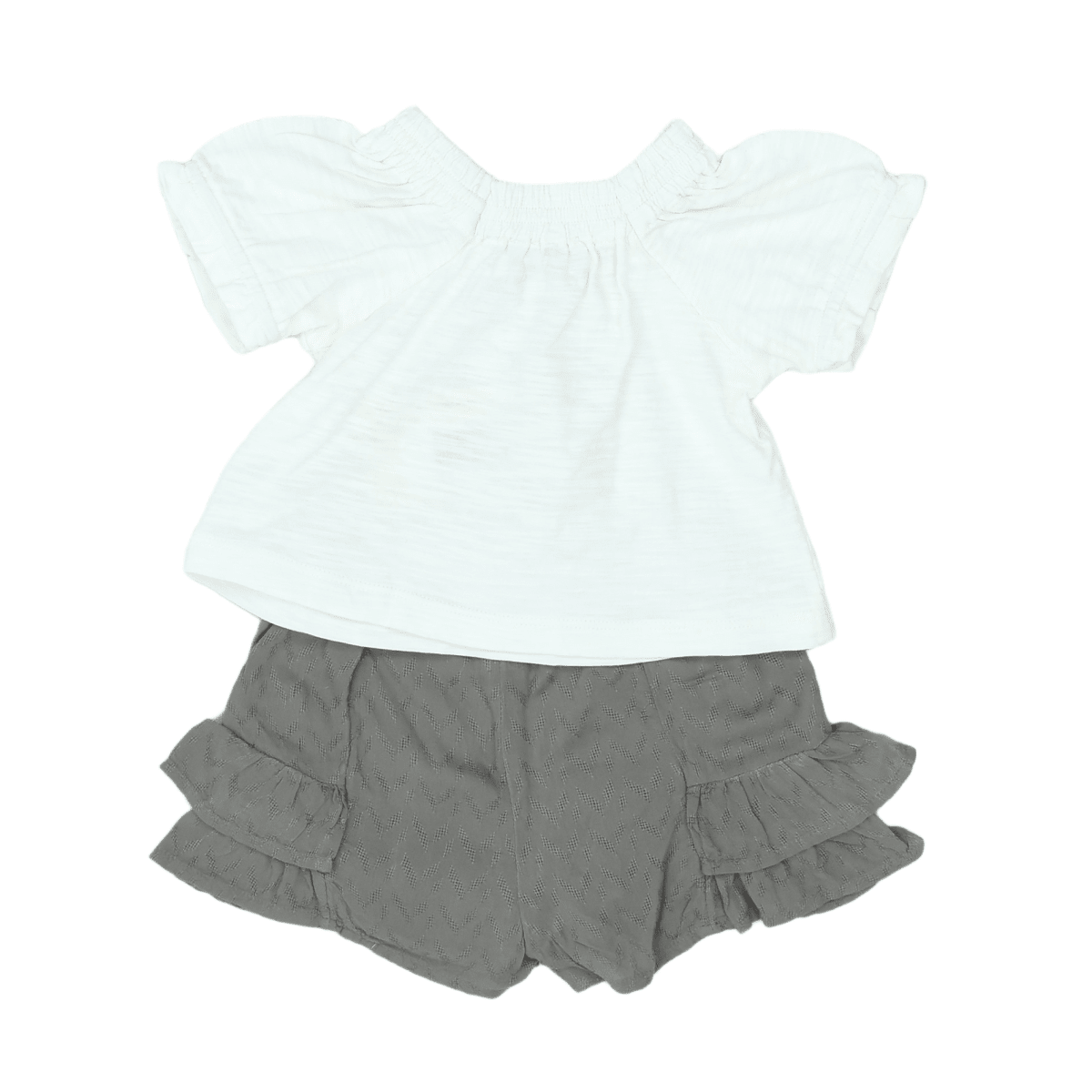 IKKS - SET - WEISS, GRÜN - 12 MONATE