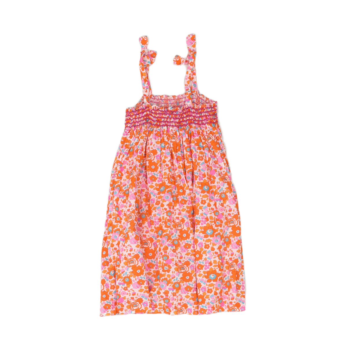 JACADI - ROBE - ORANGE - 6 ANS