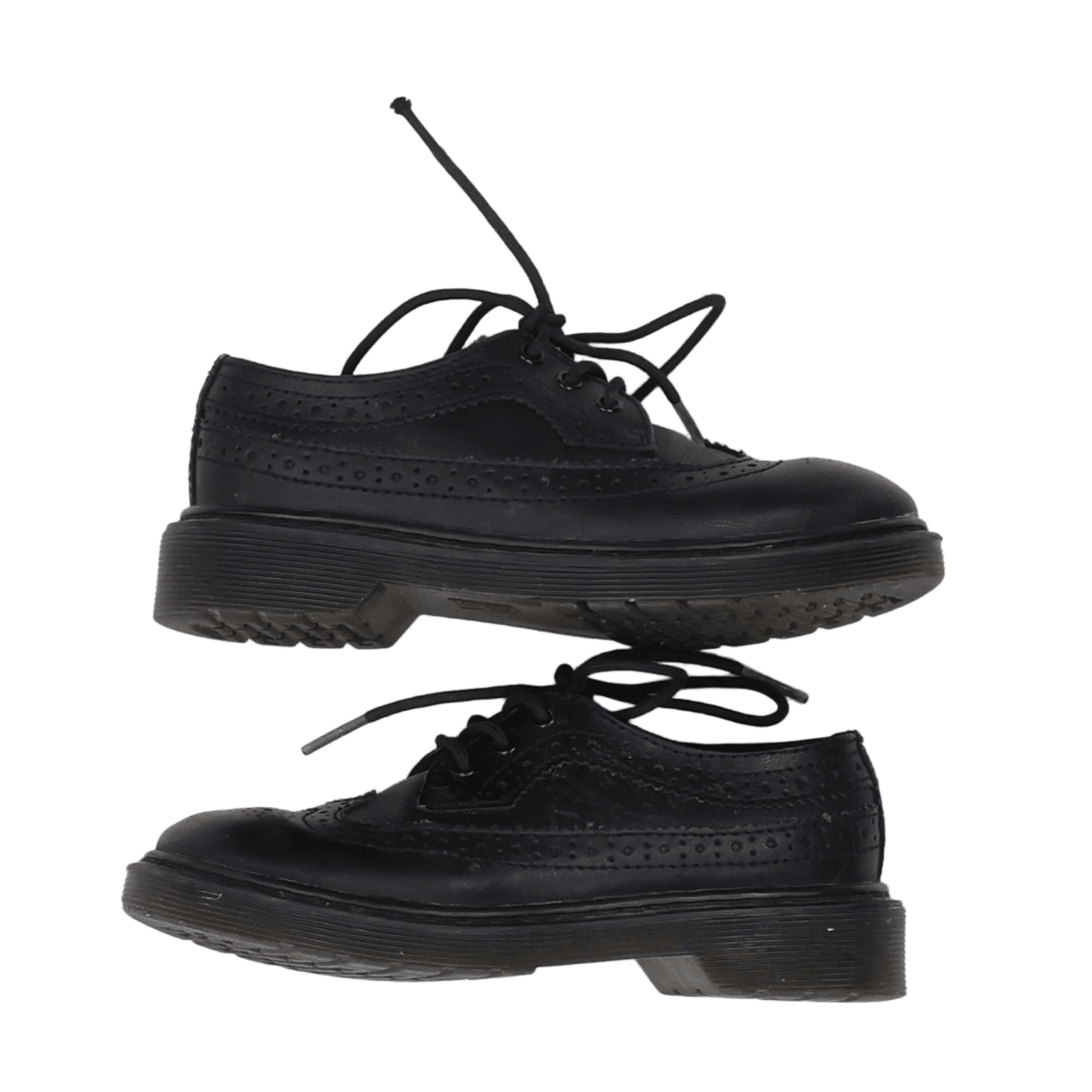 DR. MARTENS - DERBYSTIEFEL - SCHWARZ - 30