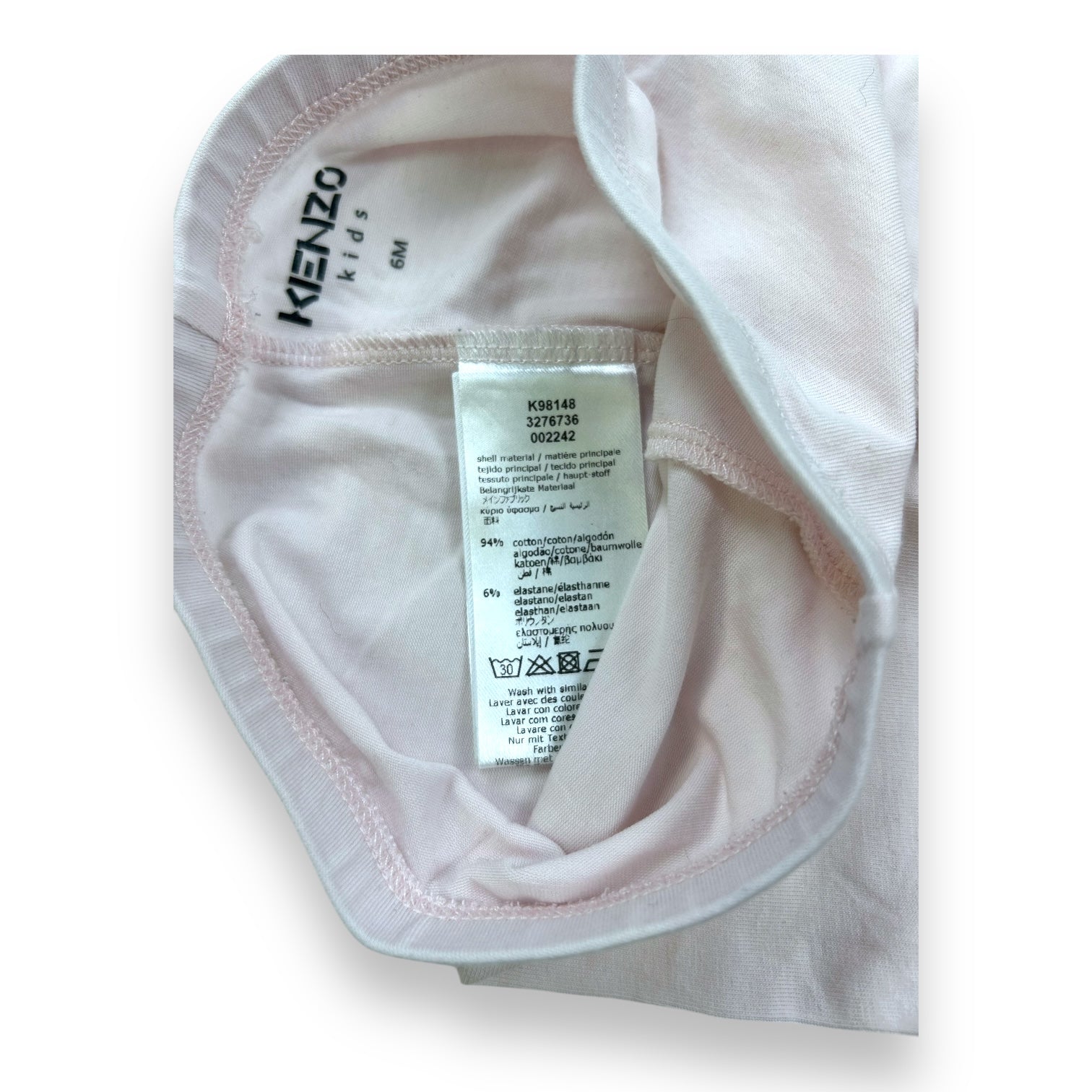 KENZO - PANTS - PINK - 6 MONTHS