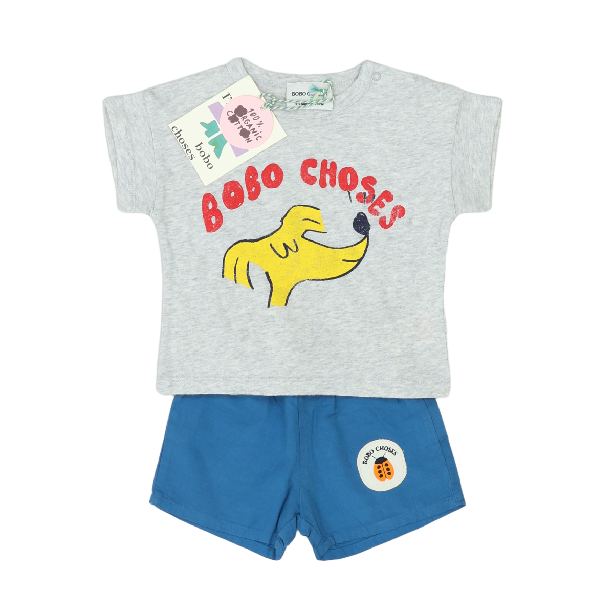 BOBO CHOSES - ENSEMBLE - GRIS - 3 MOIS