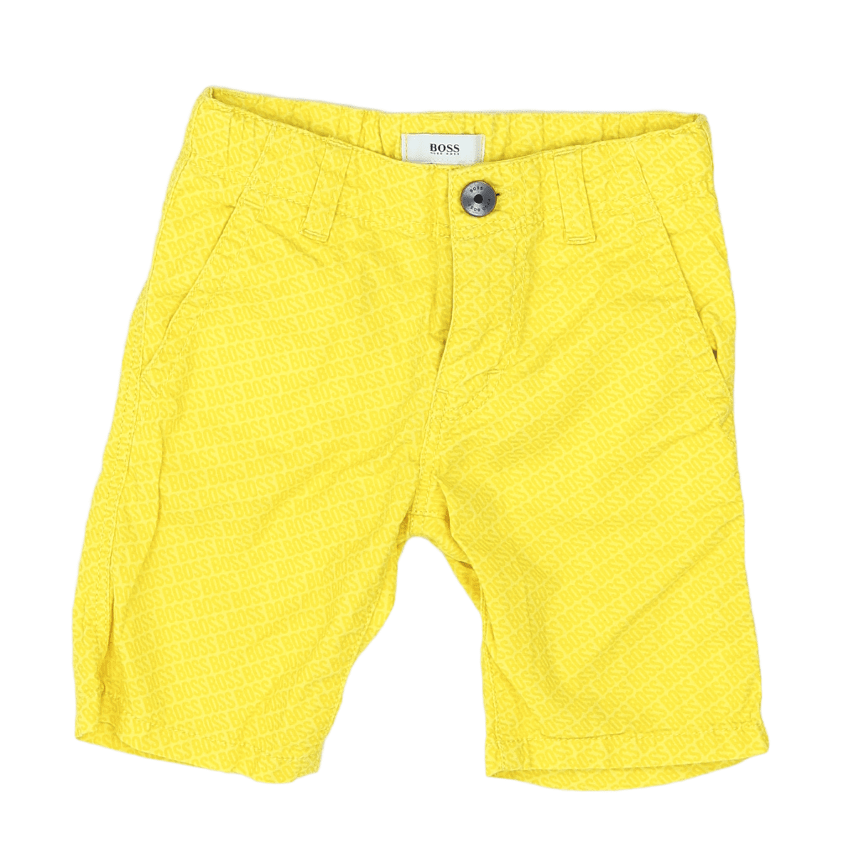 HUGO BOSS - BERMUDA - JAUNE - 4 ANS