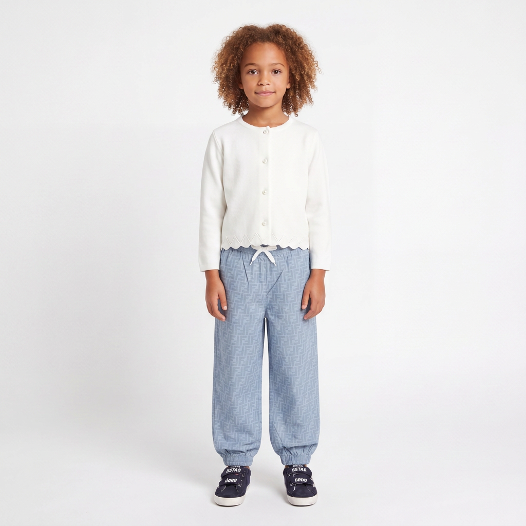 FENDI - PANTALON - BLEU - 10 ANS