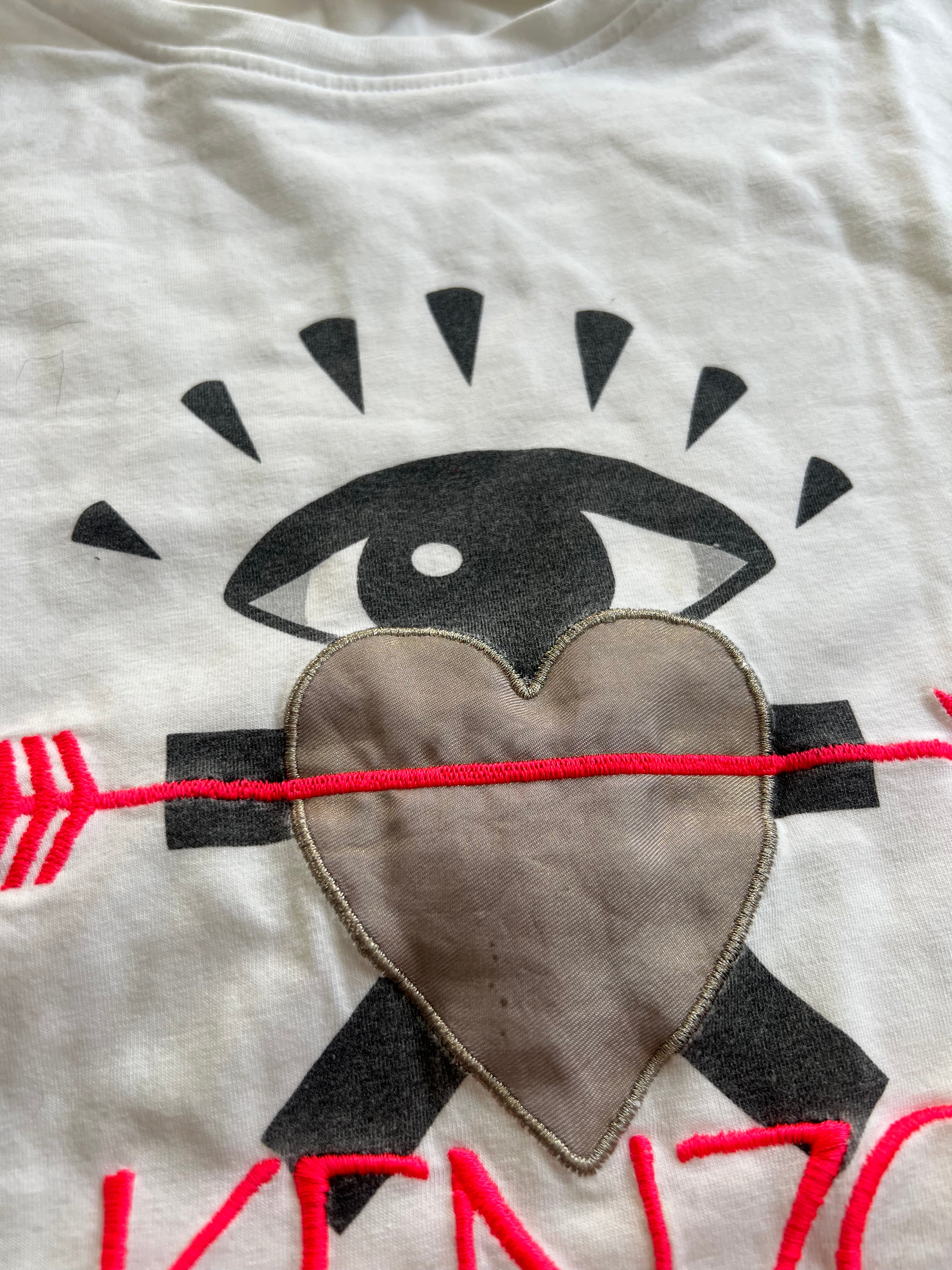 KENZO - T-SHIRT - BLANC - 14 ANS