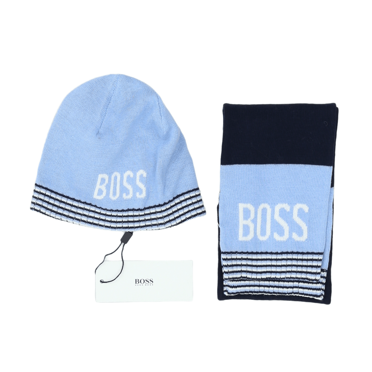 HUGO BOSS - ENSEMBLE - BLEU - 6 MOIS