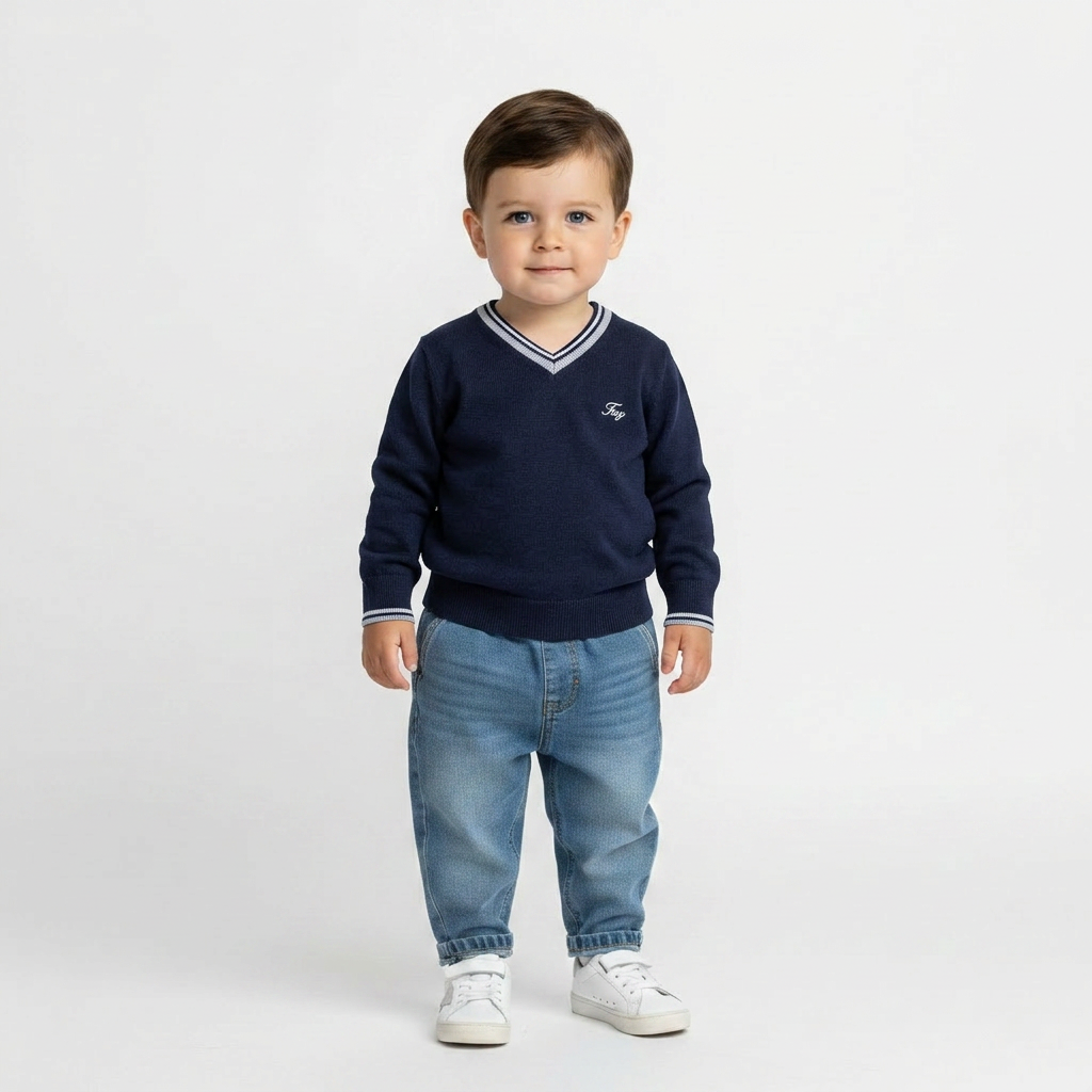 FAY - PULL - BLEU - 24 MOIS