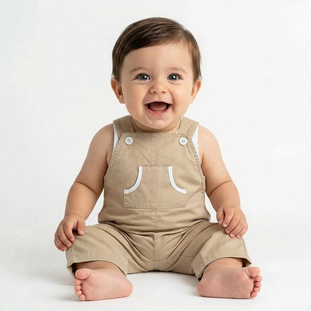JACADI - SALOPETTE - BEIGE - 1 MOIS