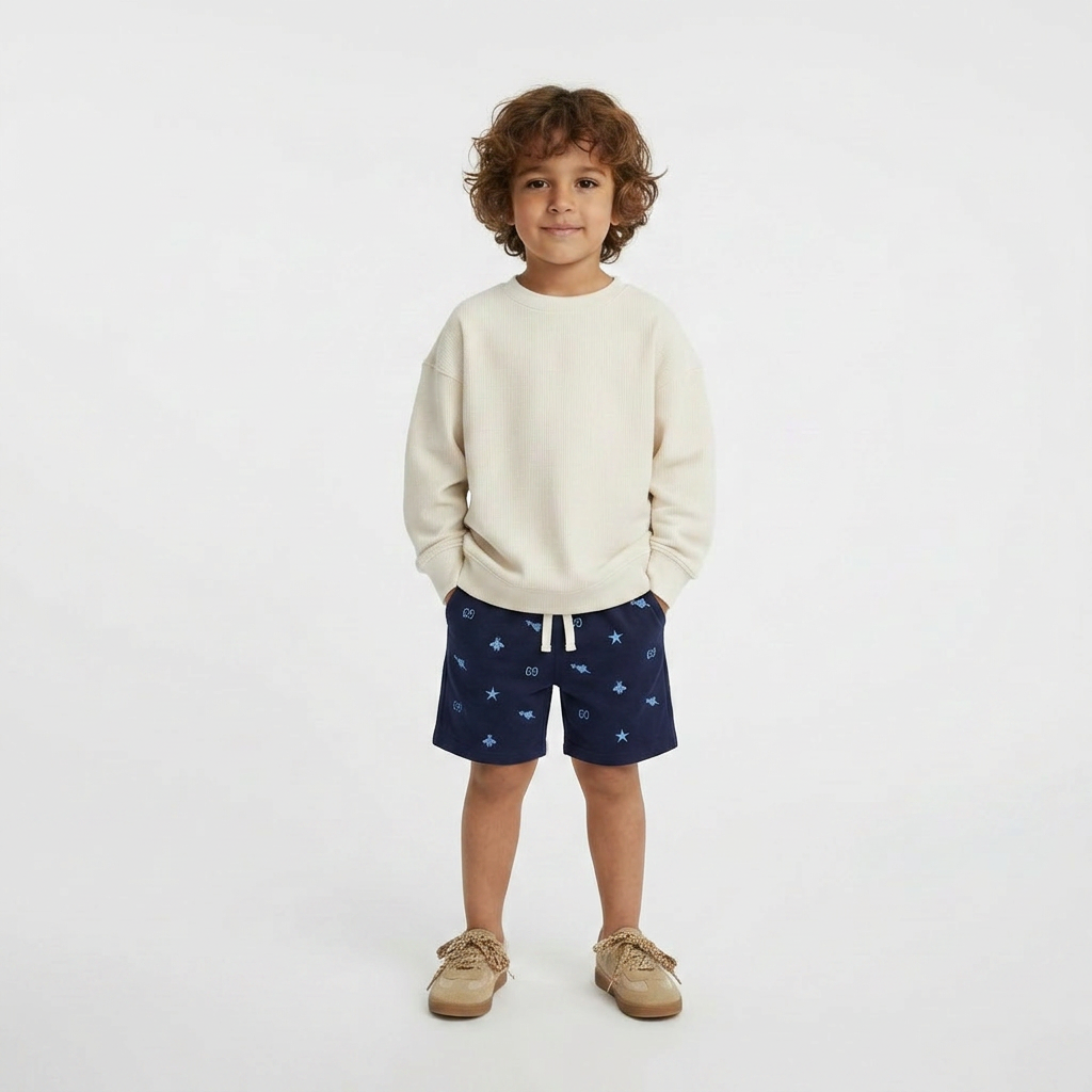 GUCCI - SHORT - BLEU - 24 MOIS