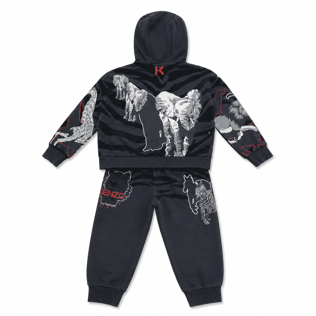 KENZO - ENSEMBLE - GRIS - 4 ANS