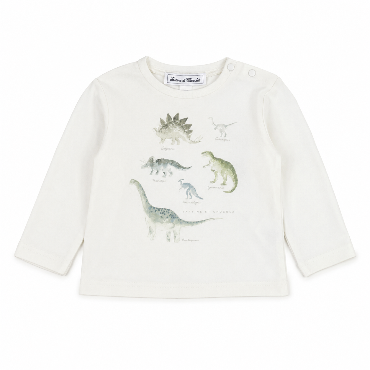 TARTINE & CHOCOLAT - T-SHIRT - BLANC - 6 MOIS
