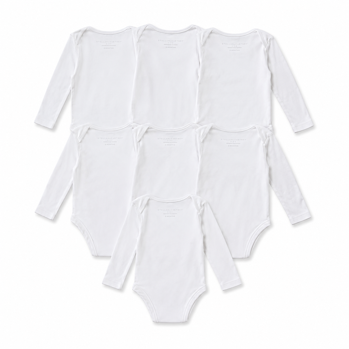 STELLA MCCARTNEY - LOT 6 BODY - BLANC - 6 MOIS