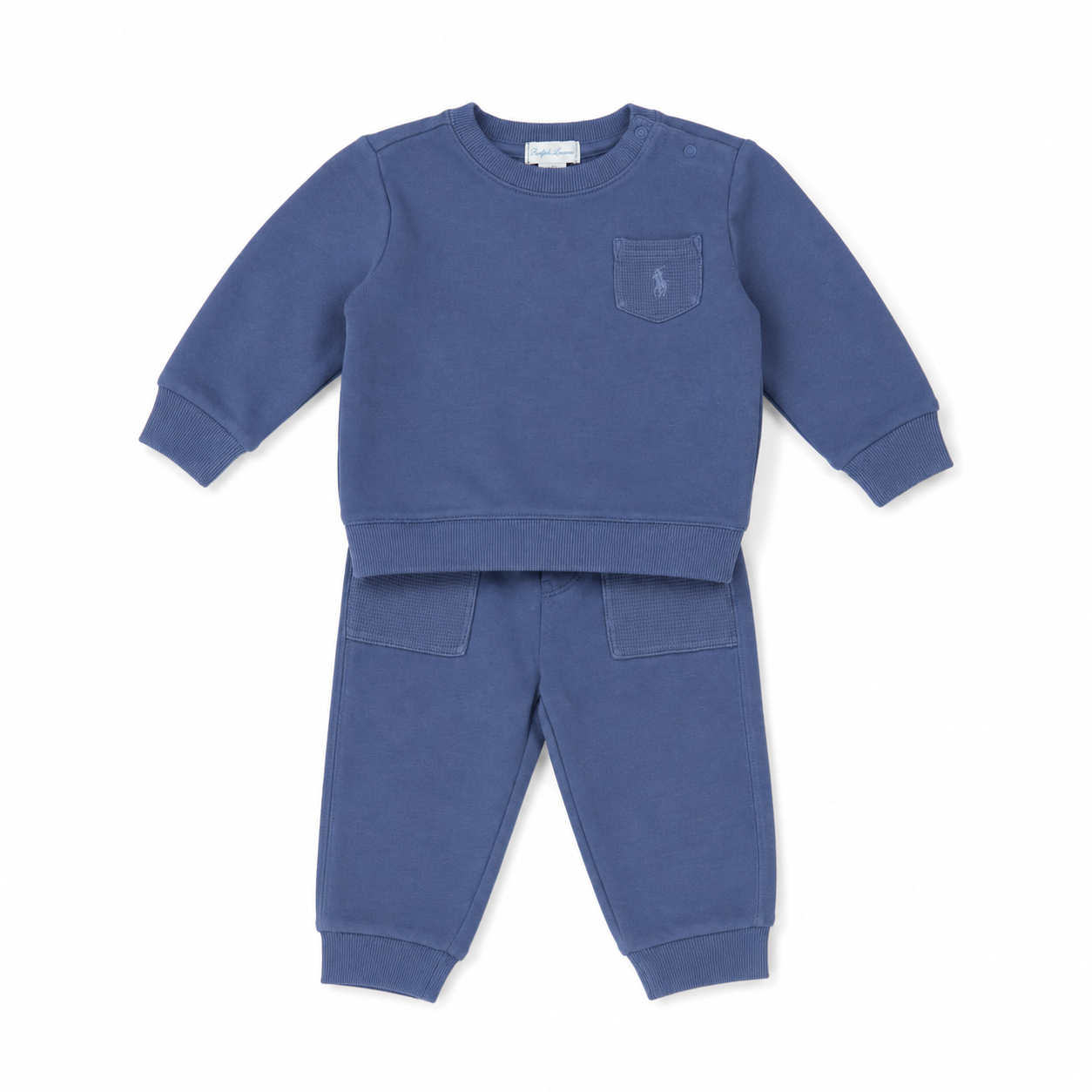 RALPH LAUREN - ENSEMBLE - BLEU - 12 MOIS