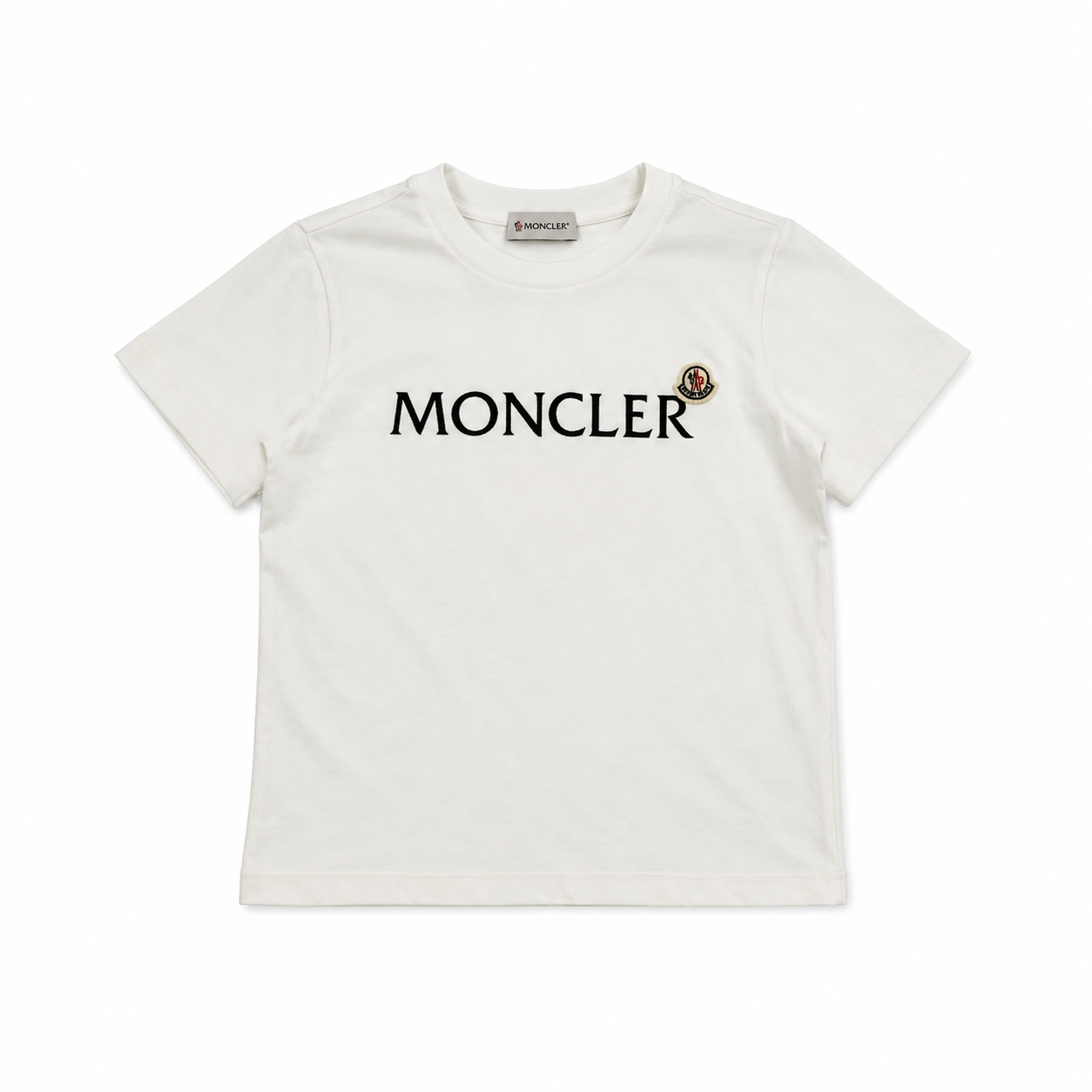 MONCLER - T-SHIRT - BLANC - 6 ANS