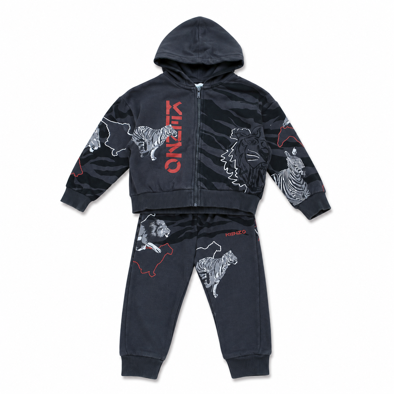 KENZO - ENSEMBLE - GRIS - 4 ANS