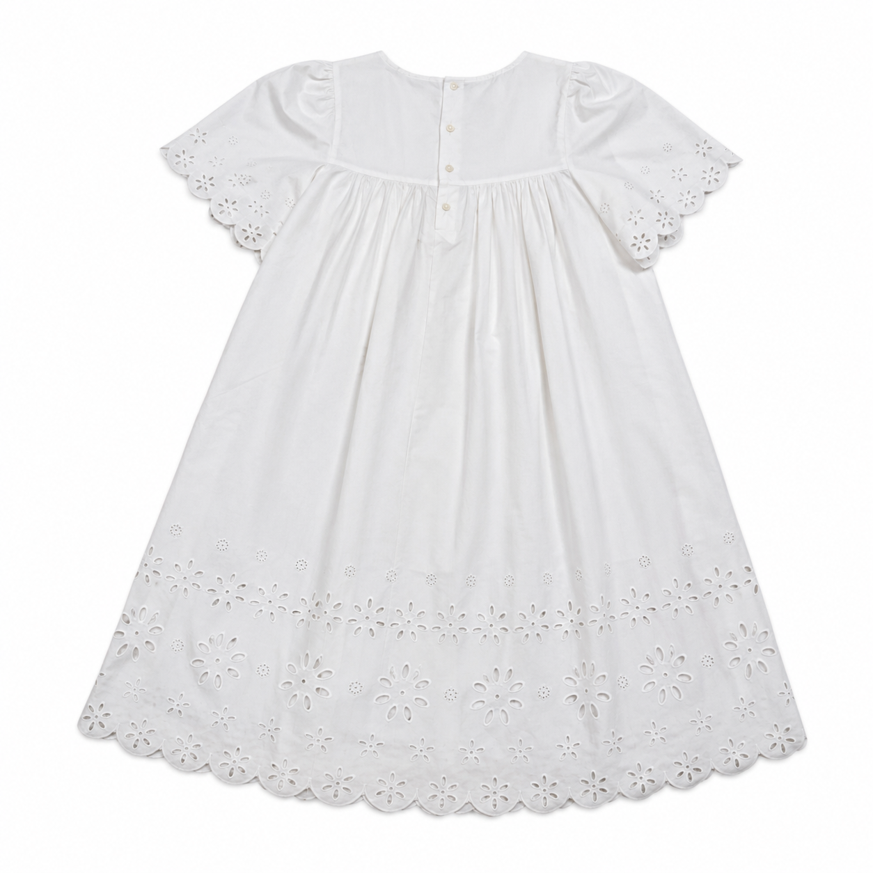 BONPOINT - ROBE - BLANC - 10 ANS