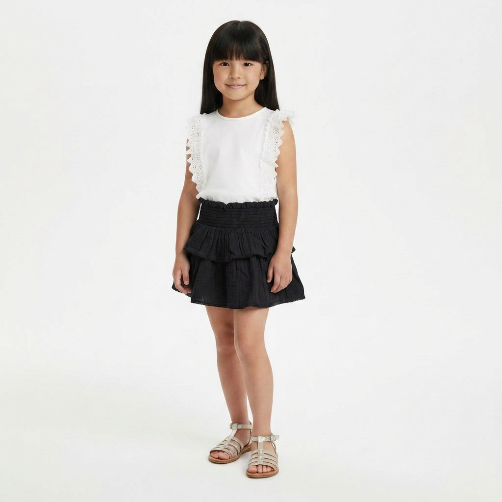 BONTON - JUPE - GRIS - 4 ANS