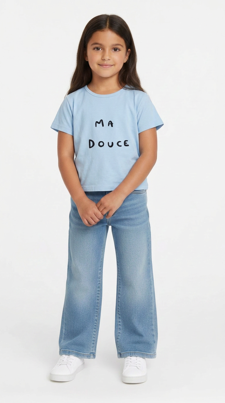 LOUP - T-shirt "ma douce" - 4 ans