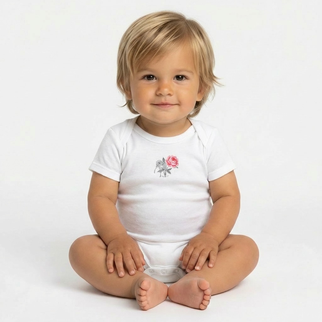 LITTLE BOAT - BODY - ROSA, GELB - 6 MONATE