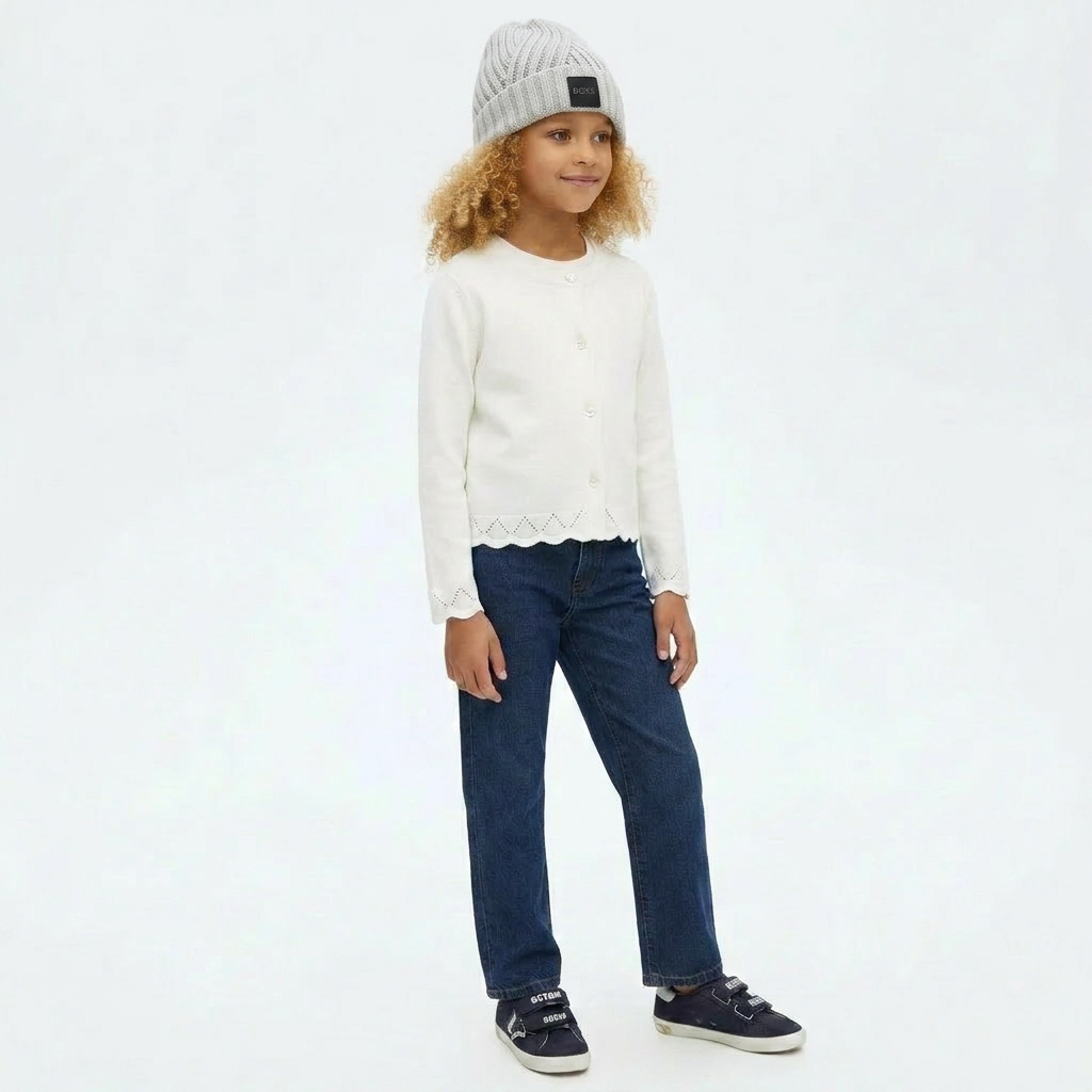 HUGO BOSS - BONNET - GRIS, ARGENTÉ - 7 ANS