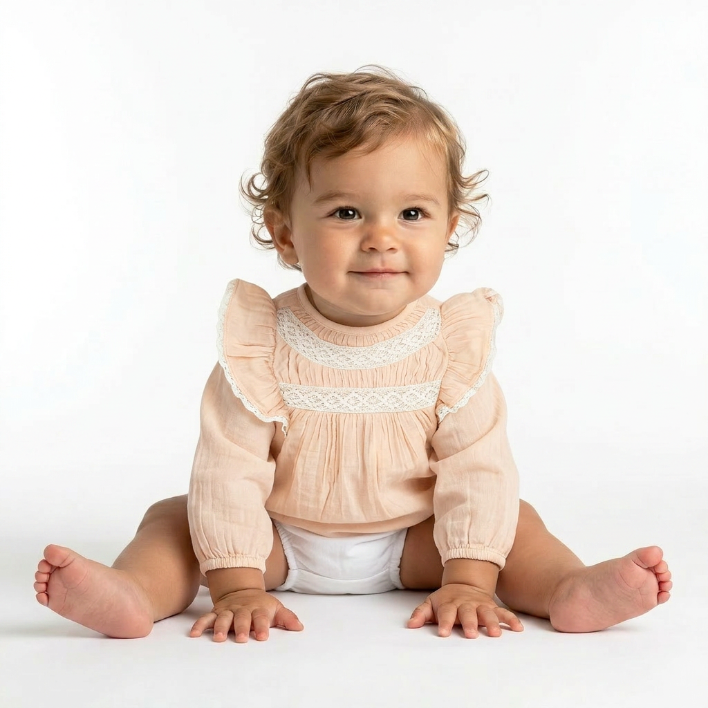 LOUISE MISHA - BLOUSE - ROSE - 6 MOIS