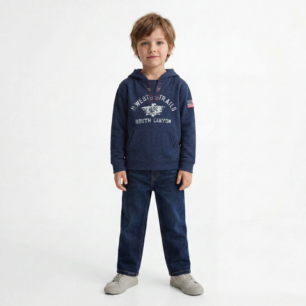 RALPH LAUREN - SWEAT - BLEU - 4 ANS