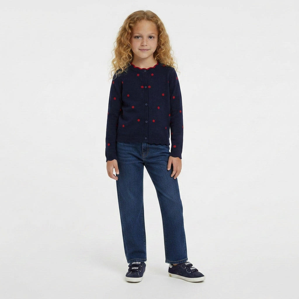 JACADI - CARDIGAN - BLEU - 6 ANS