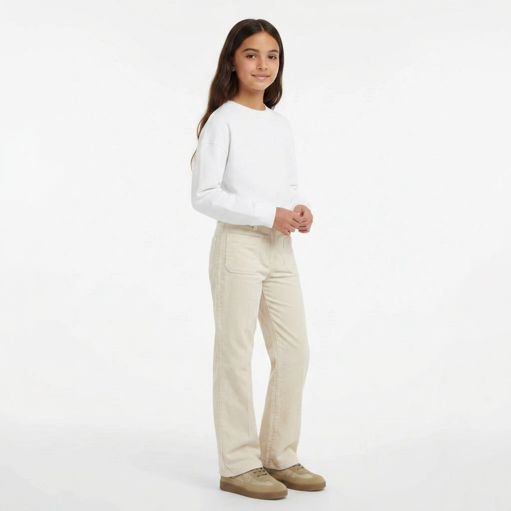 BELLEROSE - PANTALON - BEIGE - 8 ANS