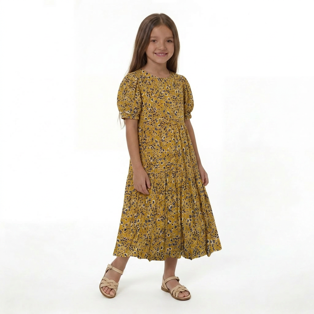 BELLEROSE - ROBE - ORANGE - 8 ANS