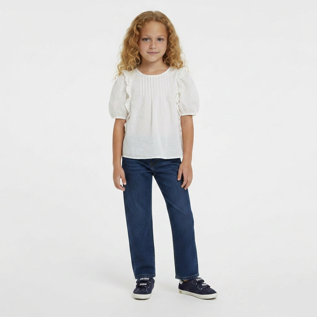 CREWCUTS BY J.CREW - T-SHIRT - BLANC - 6 ANS