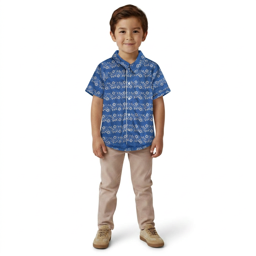 HELLO SIMONE - CHEMISE - BLEU - 6 ANS