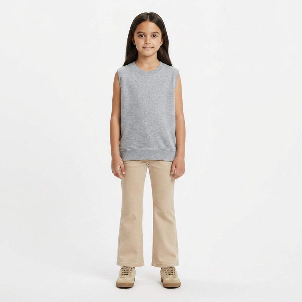 ACNE - Sweat sans manches gris - 6 ans