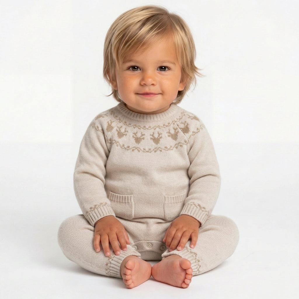 OSCAR ET VALENTINE - COMBINAISON - BEIGE - 12 MOIS