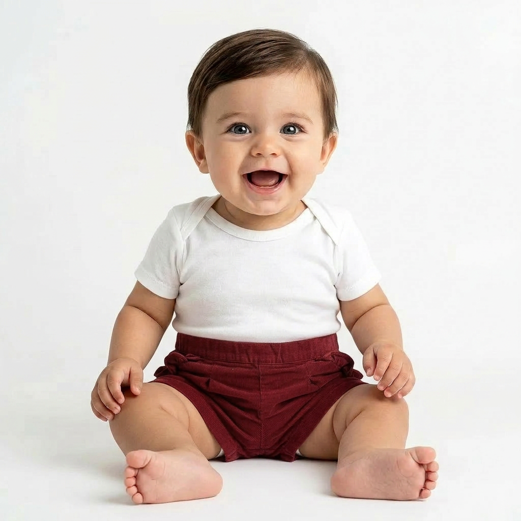 JACADI - SHORT - ROUGE - 12 MOIS