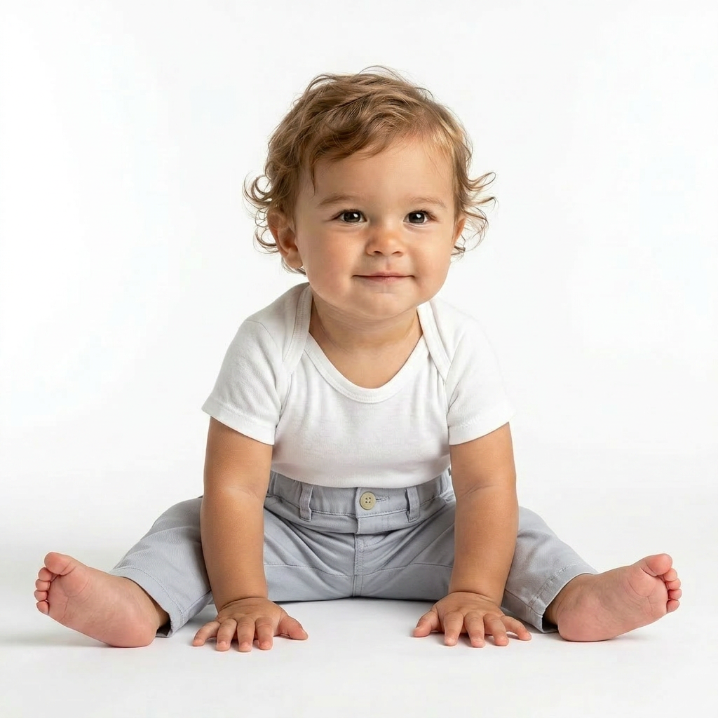 BONPOINT - PANTALON - BLEU - 6 MOIS