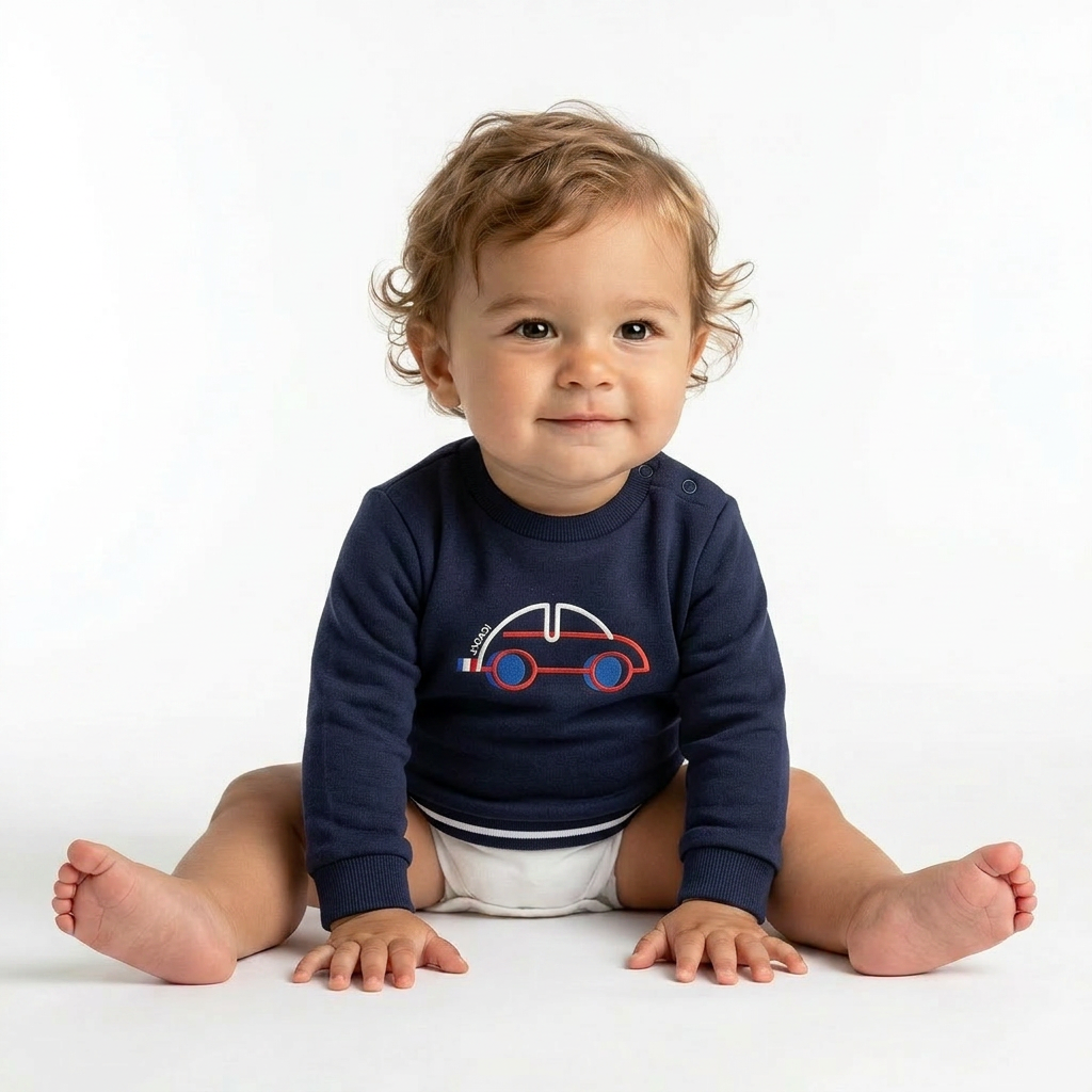 JACADI - PULL - BLEU - 12 MOIS