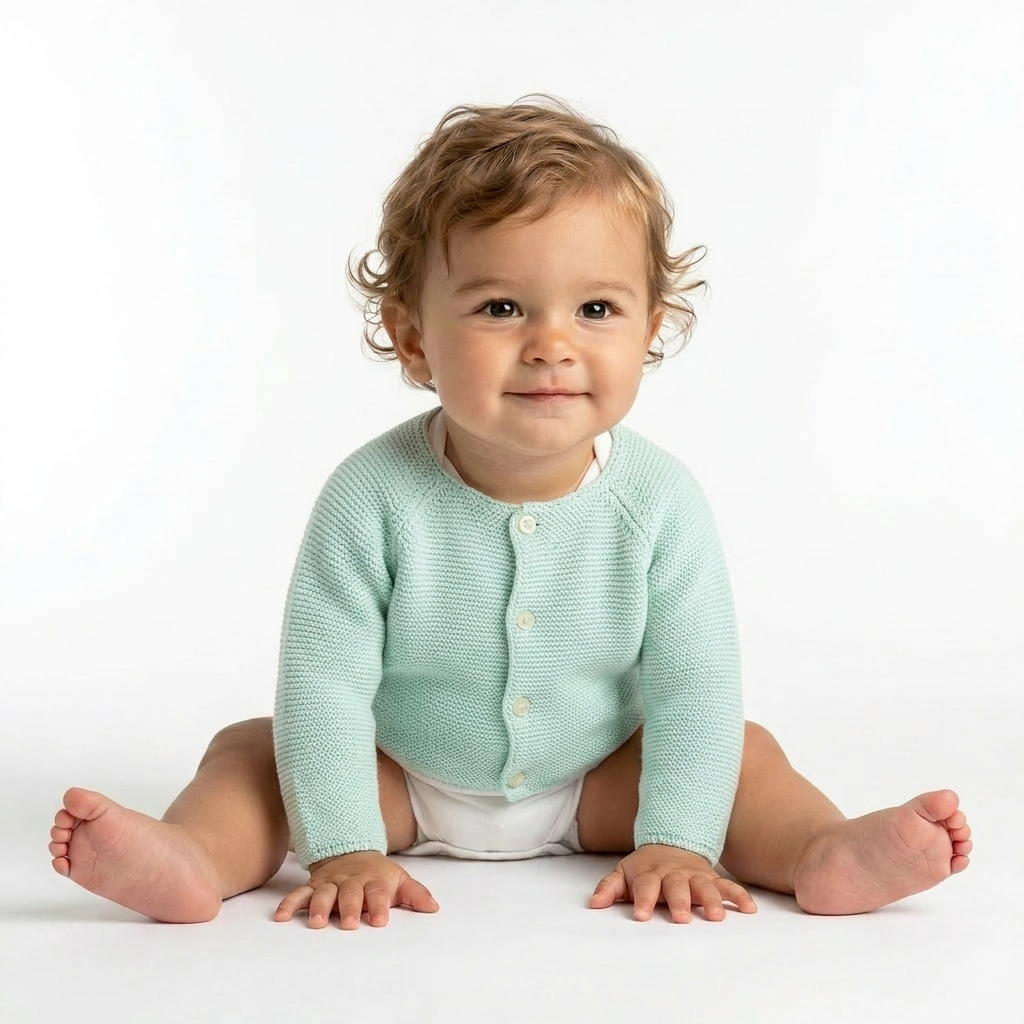 JACADI - CARDIGAN - VERT - 6 MOIS