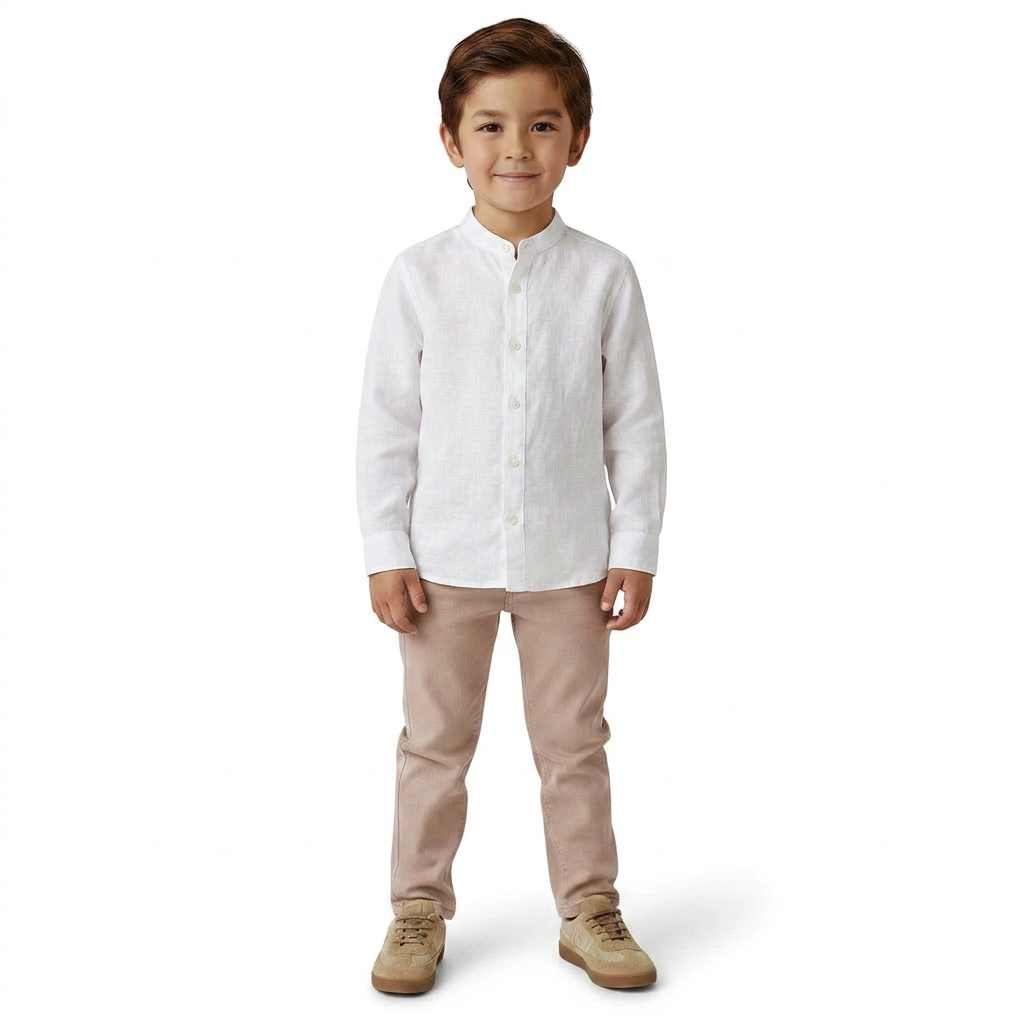 KIWI - CHEMISE - BLANC - 6 ANS