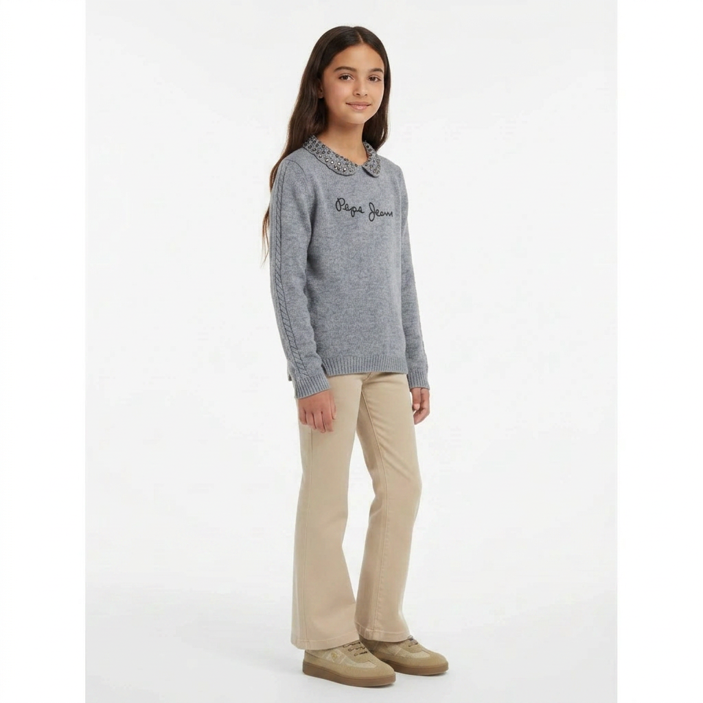 PEPE JEAN - PULL - GRIS - 12 ANS