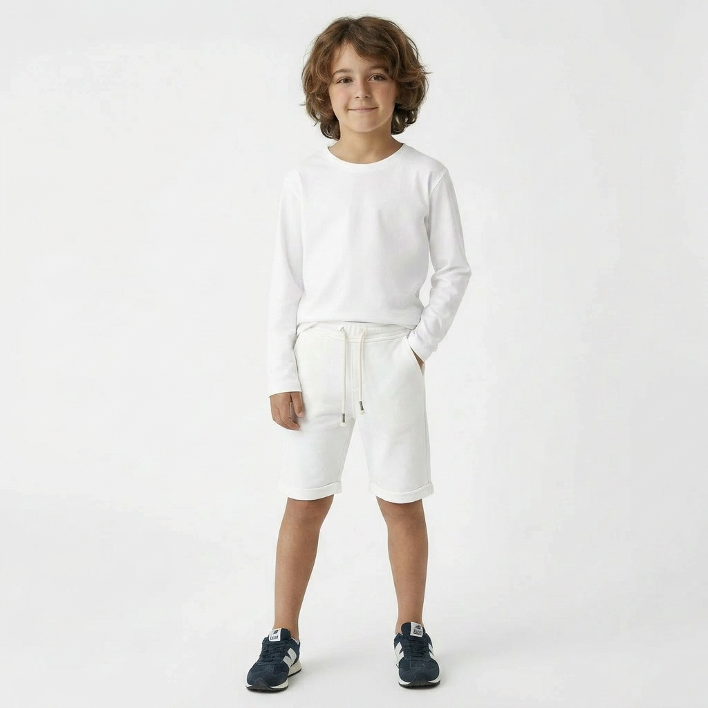 AMERICAN OUTFITTERS - BERMUDA - BLANC - 10 ANS