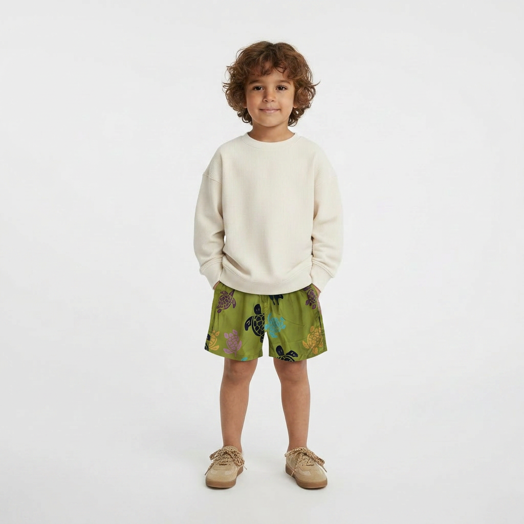 VILEBREQUIN - SHORT DE BAIN - VERT - 24 MOIS