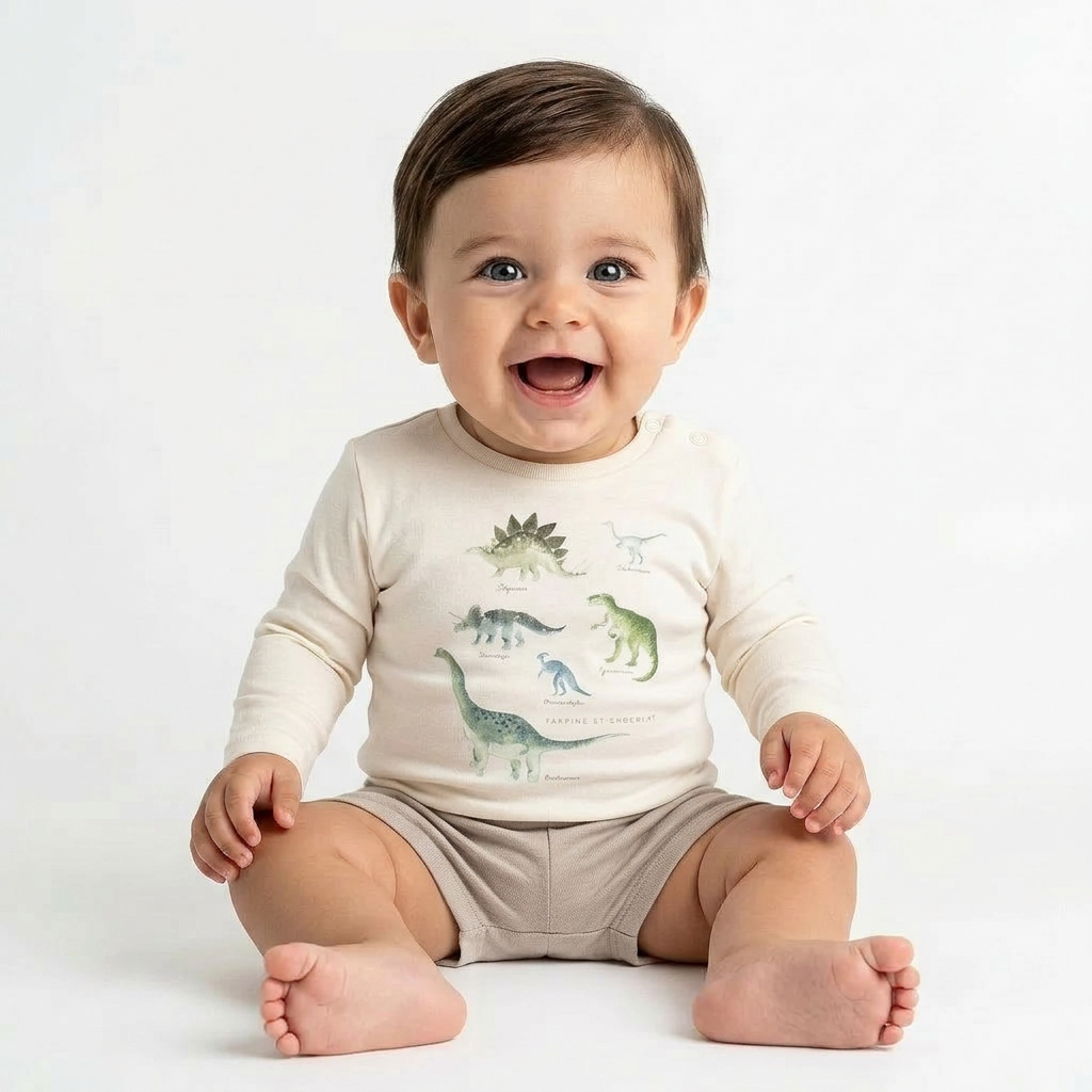 TARTINE & CHOCOLAT - T-SHIRT - BLANC - 6 MOIS