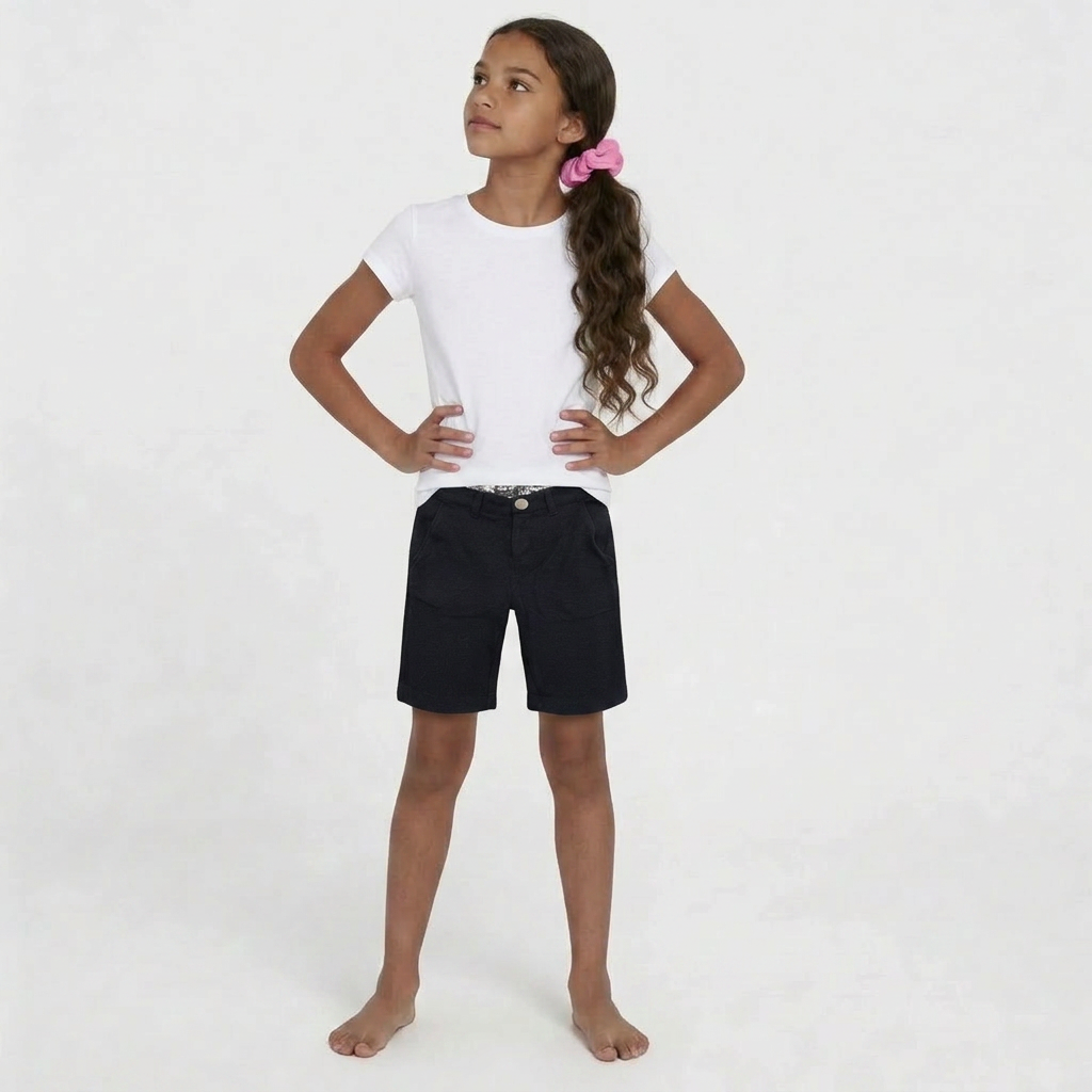 IKKS - SHORT - NOIR - 7 ANS