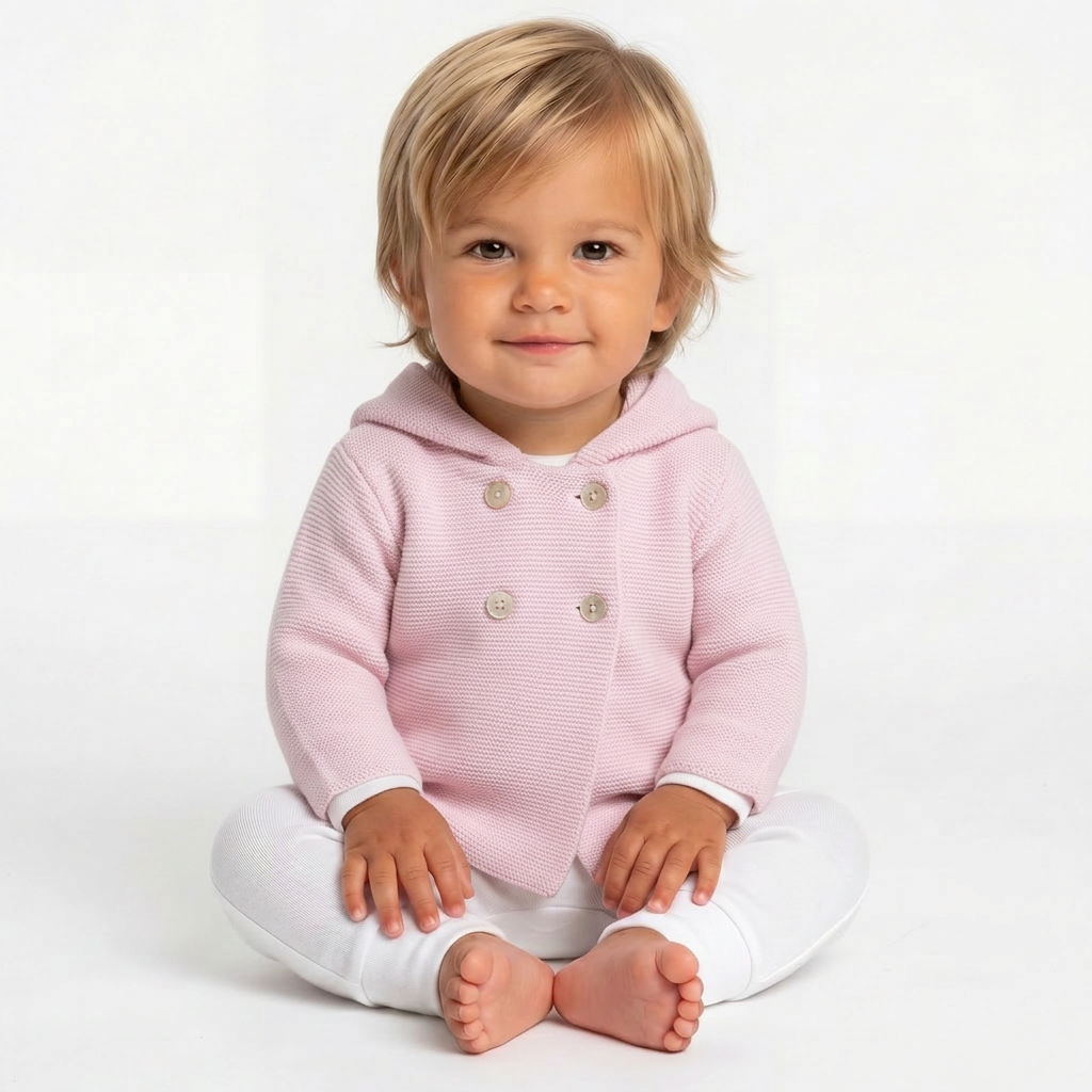 JACADI - VESTE - ROSE - 6 MOIS