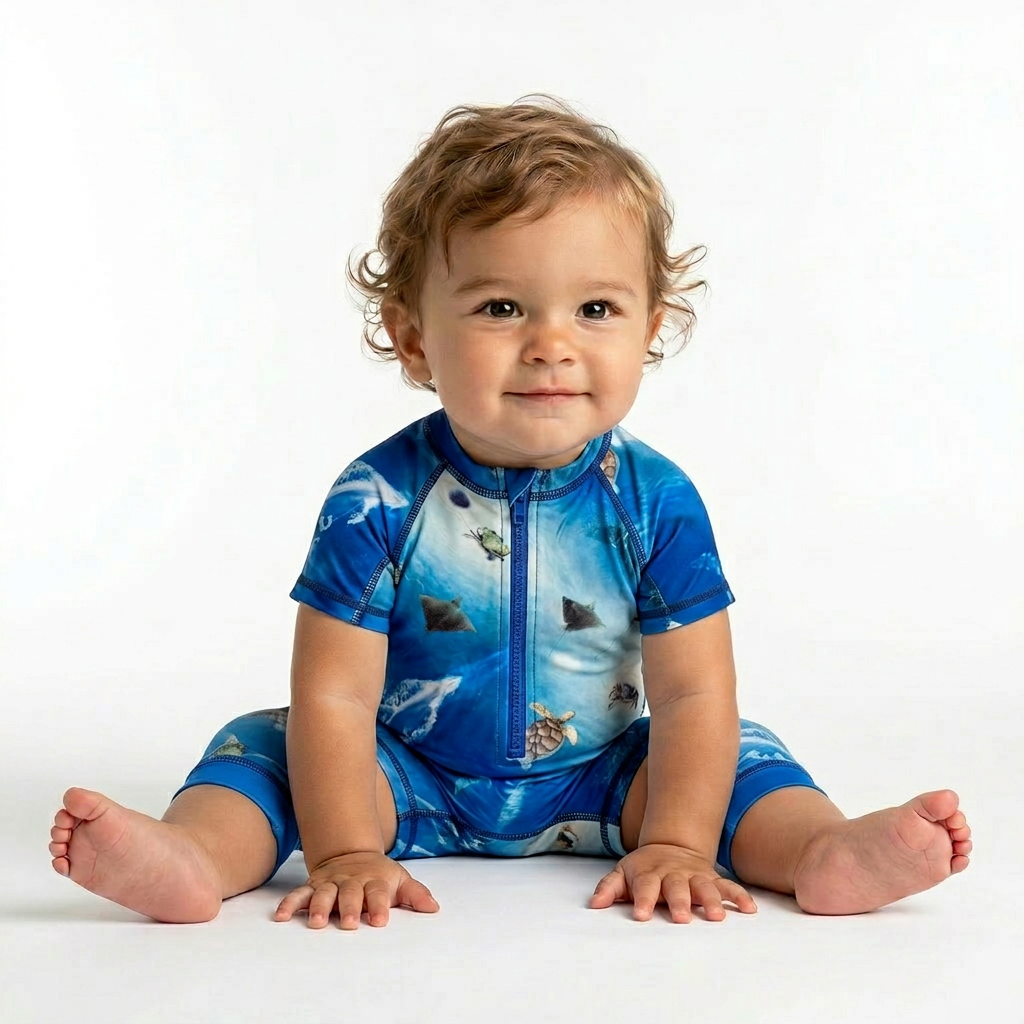 MOLO - COMBINAISON DE BAIN - BLEU - 12 MOIS